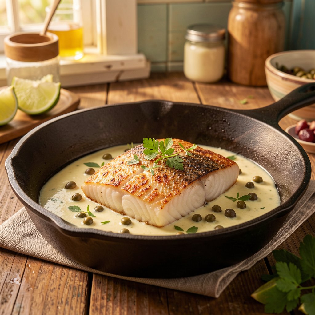 Pan-Seared Snook with Key Lime Butter — Inshore Treasure